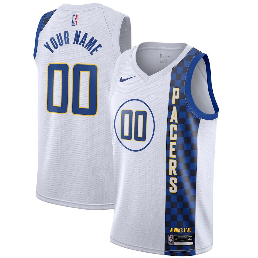 Баскетбольная джерси 2021-22 Indiana Pacers Nike City Edition Swingman Jersey – Custom