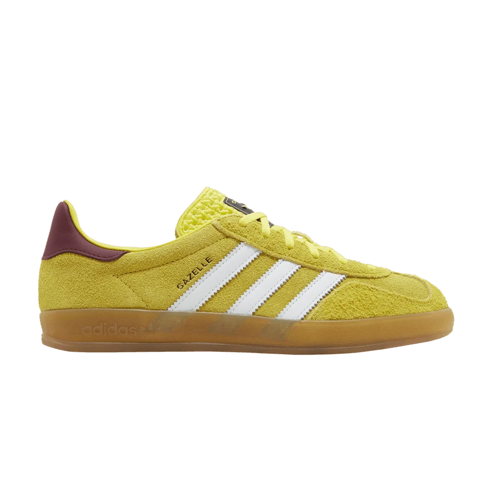 Кроссовки adidas Wmns Gazelle Indoor 'Bright Yellow Burgundy'
