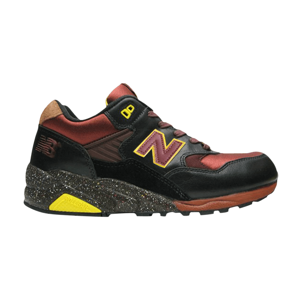 Кроссовки Hectic x Stussy x Undefeated x New Balance 580 'Black Deep Coffee'