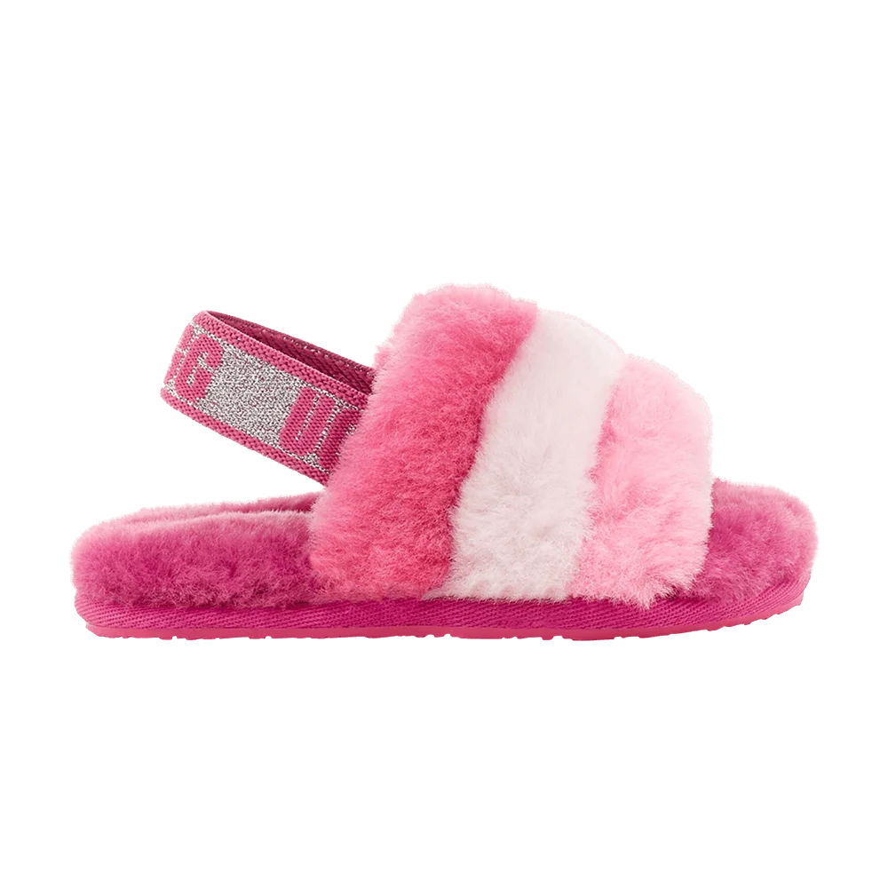 Кроссовки UGG Fluff Yeah Slide Toddler 'Pink Multi'
