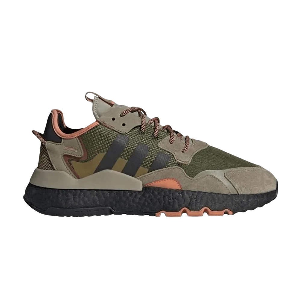 Кроссовки adidas Nite Jogger 'Brown Dark Green'