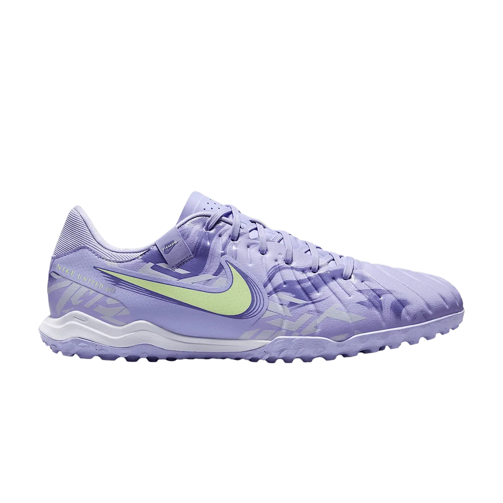 Кроссовки Nike United Tiempo Legend 10 Academy 'Purple Agate/Barely Volt'