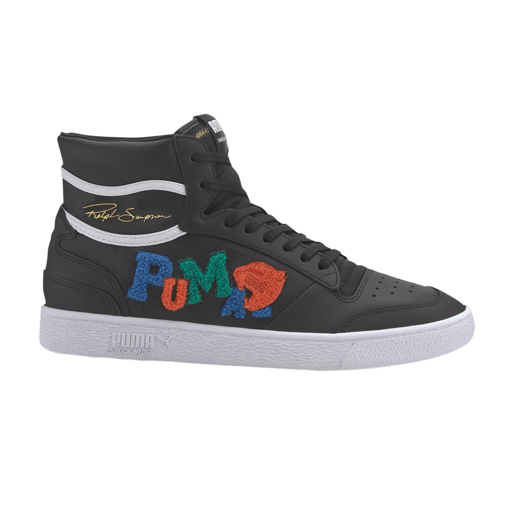 Кроссовки Puma Ralph Sampson Mid 'Badges - Black Grey'