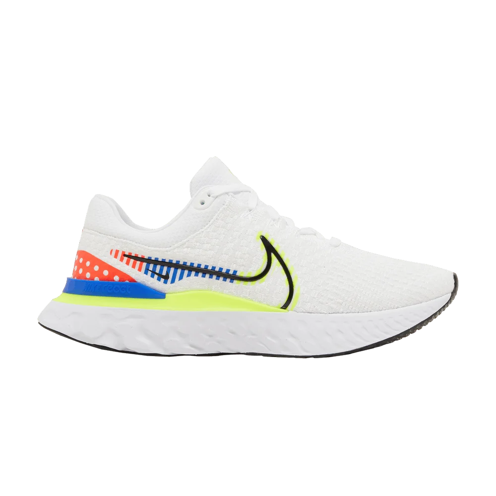 Кроссовки Nike React Infinity Run Flyknit 3 Premium 'White Racer Blue Volt'