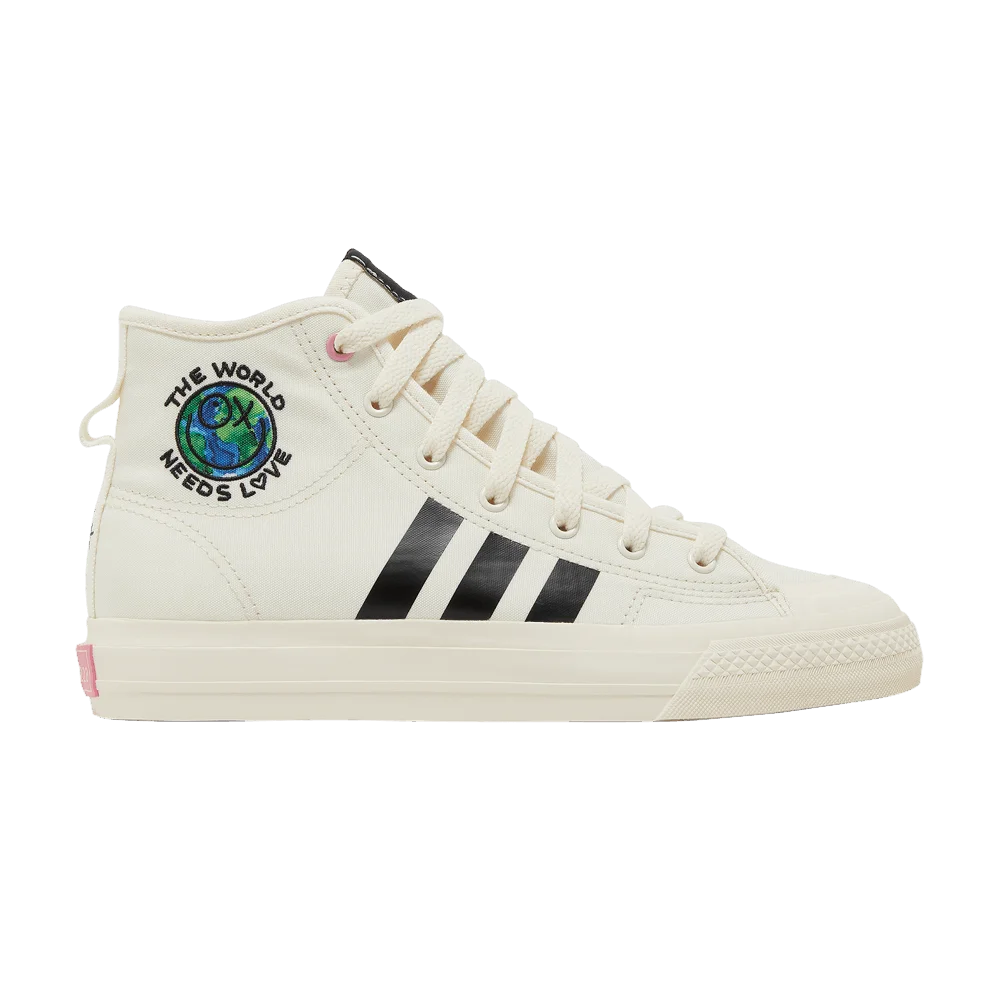 Кроссовки André Saraiva x adidas Nizza Hi RF J 'The World Needs Love'
