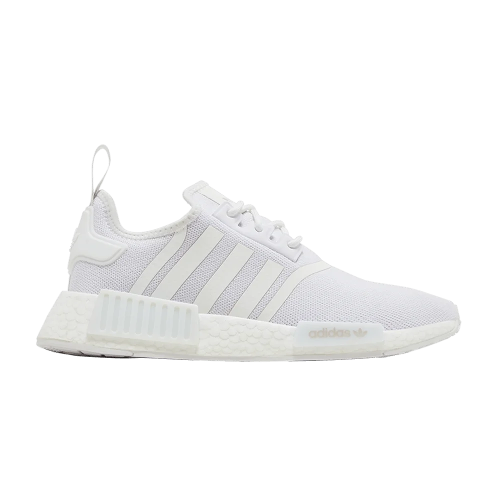 Кроссовки Adidas NMD_R1 Refined Little Kid 'White Grey'