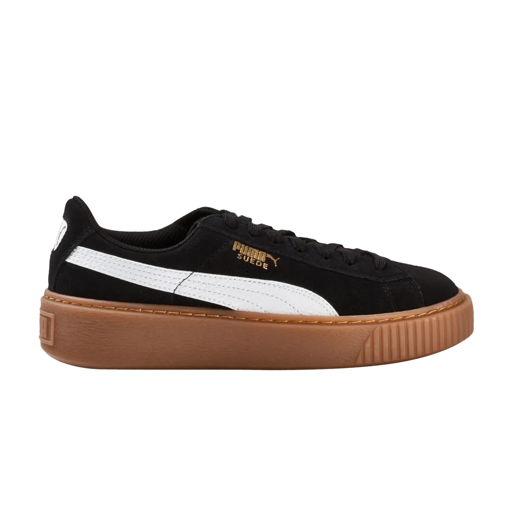 Кроссовки Puma Suede Platform Jr 'Snake - Black Gum'