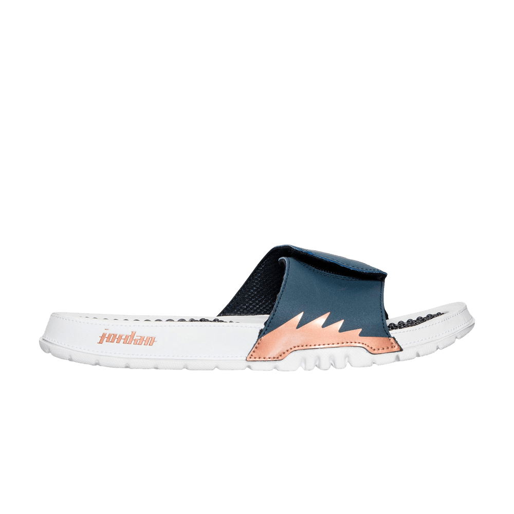 Air Jordan Hydro 5 Retro Slide 'Obsidian Metallic Red Bronze'