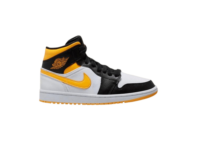 Кроссовки Wmns Air Jordan 1 Mid SE 'White Laser Orange'