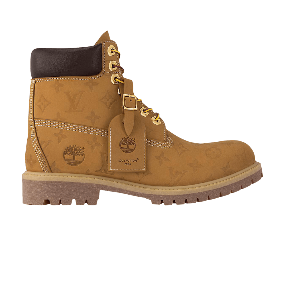 Louis Vuitton x Timberland 6 Inch Ankle Boot 'Embossed Monogram - Wheat'