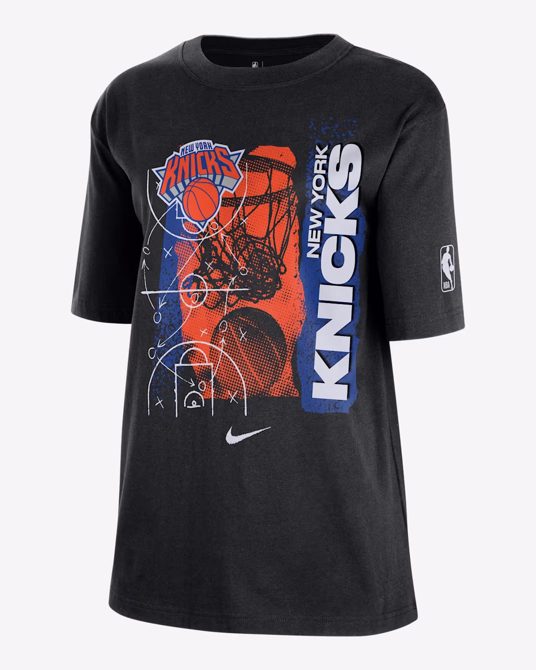 Женская футболка Nike NBA New York Knicks Courtside Black