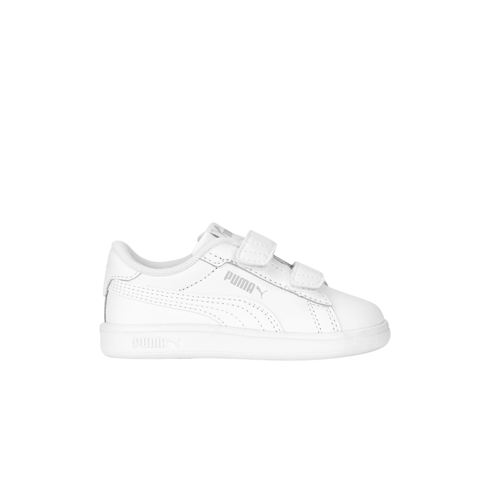 Кроссовки Puma Smash 3.0 Leather Velcro Toddler 'White Cool Light Grey'