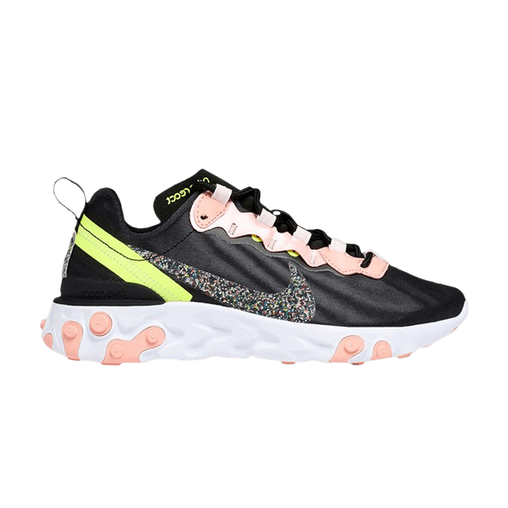 Кроссовки Nike Wmns React Element 55 Premium 'Black Coral Stardust'