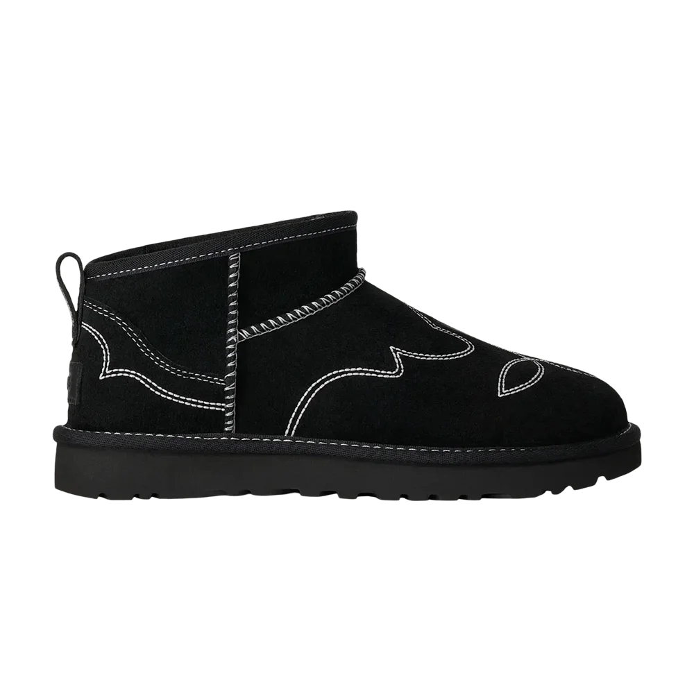 Ботинки UGG Wmns Classic Ultra Mini Western 'Black'