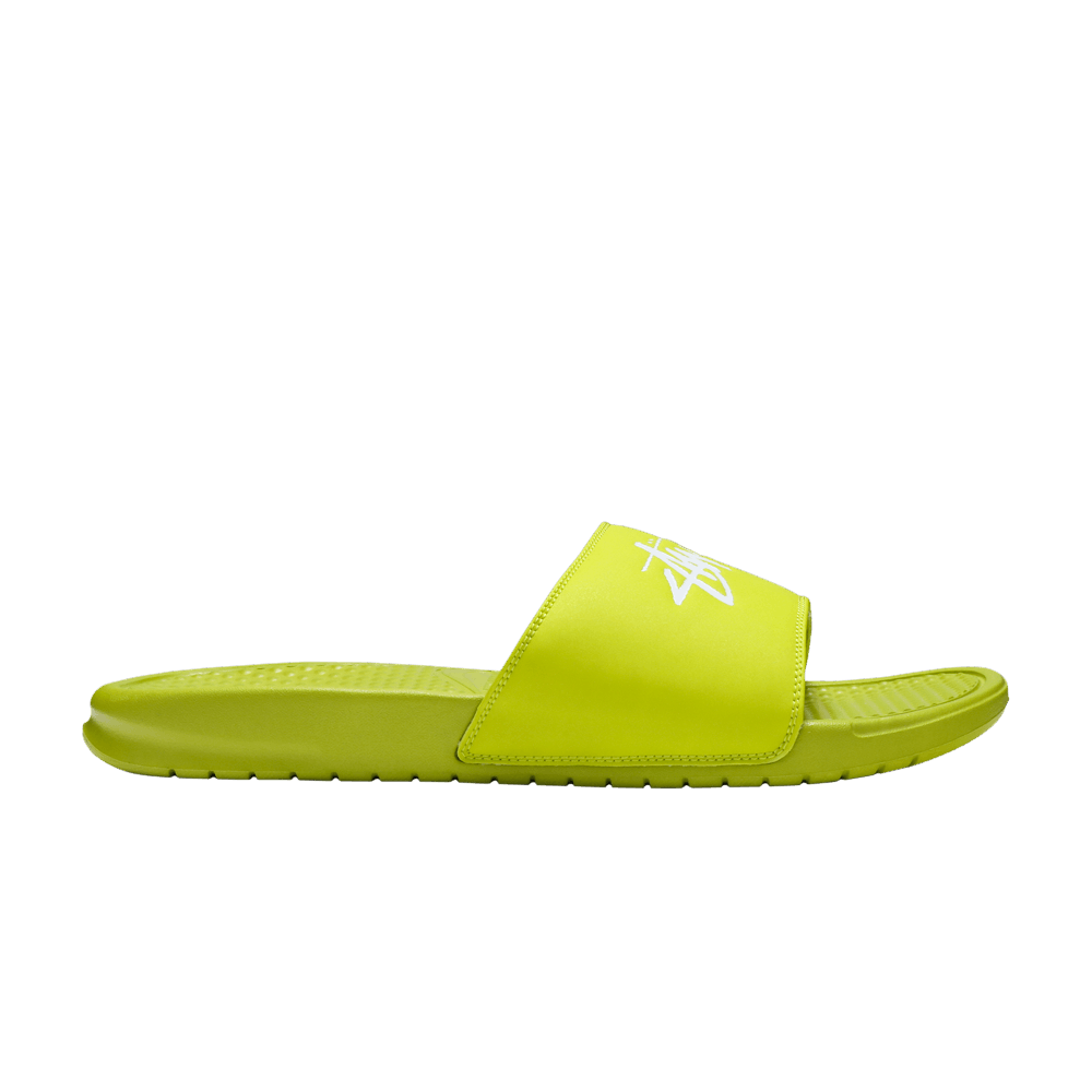 Кроссовки Stussy x Nike Benassi 'Bright Cactus'