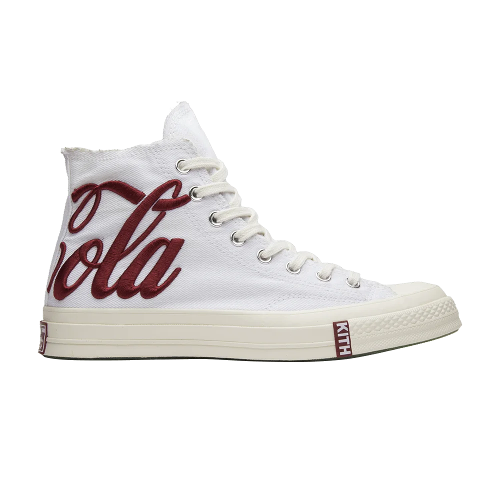 Кроссовки Kith x Coca-Cola x Converse Chuck 70 'White Red'