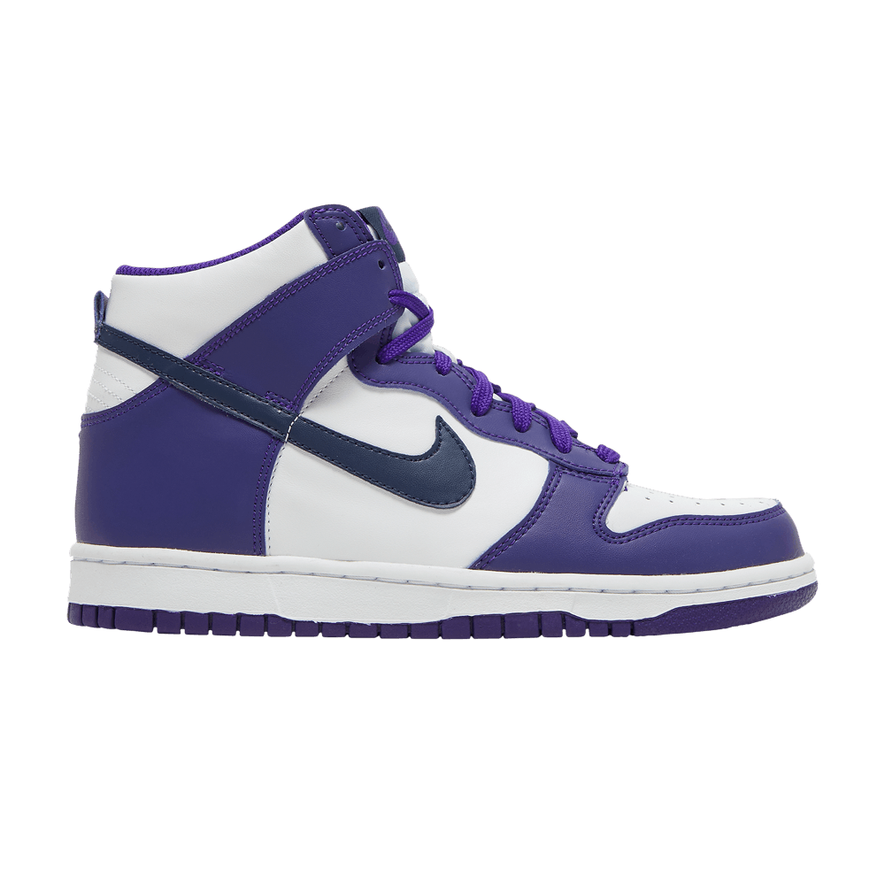 Кроссовки Nike Dunk High GS 'White Midnight Navy'