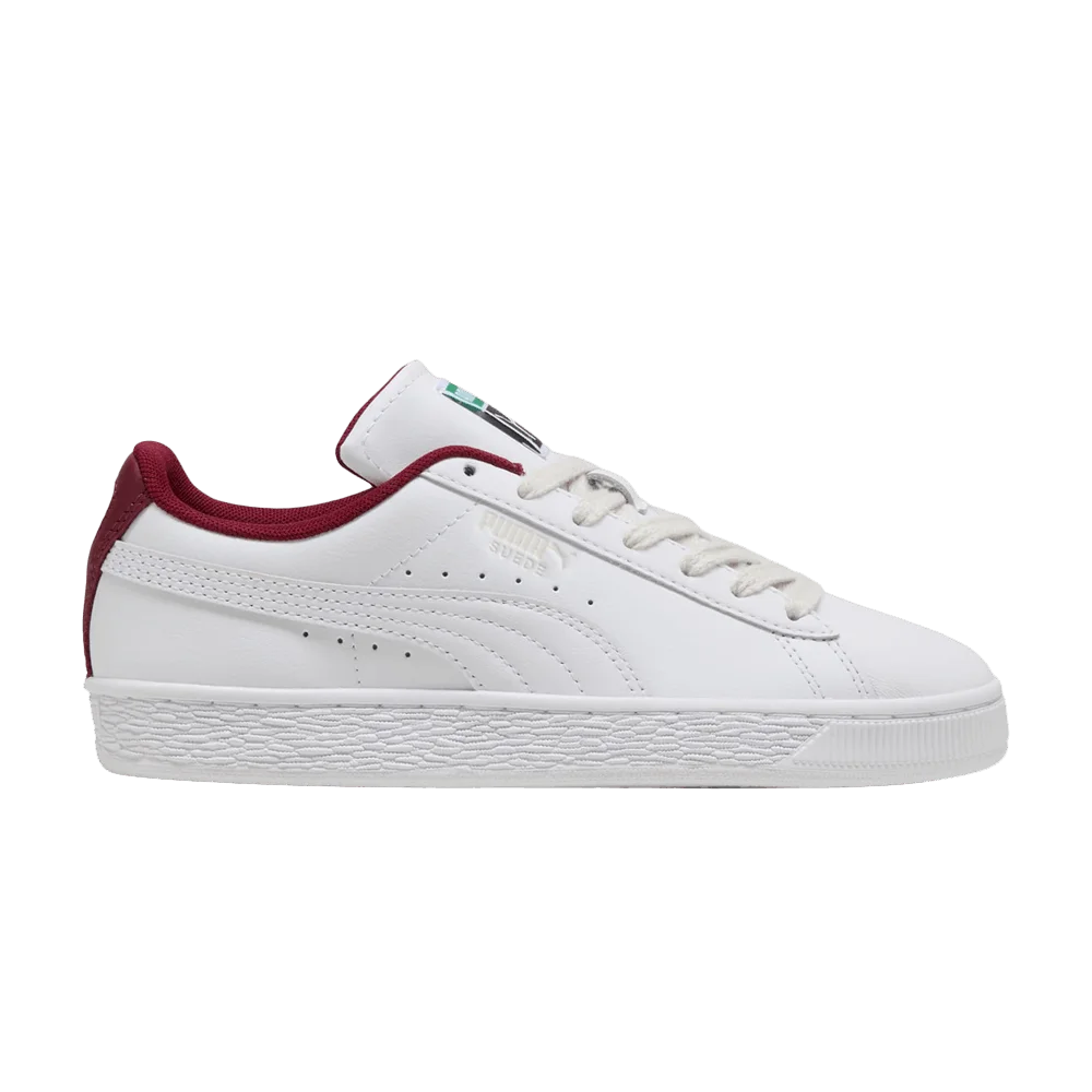 Кроссовки Puma Suede GS 'White Team Regal Red'