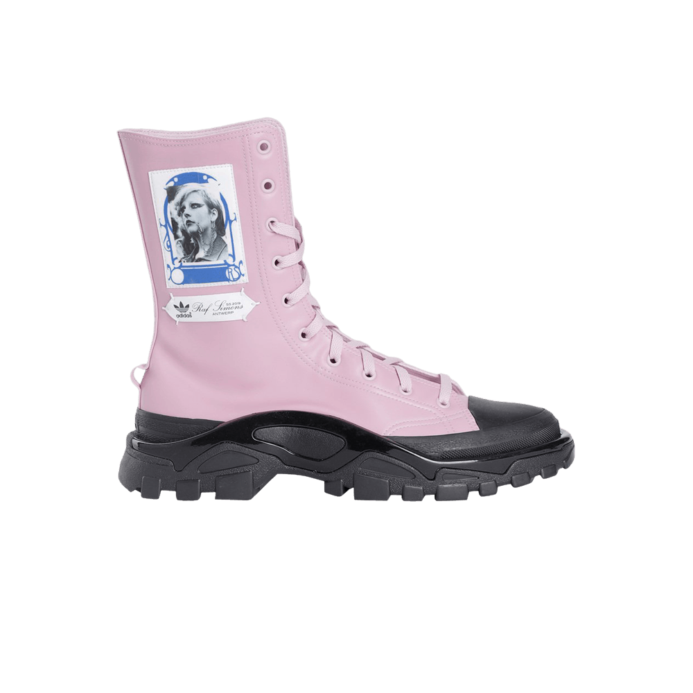 Кроссовки Raf Simons x adidas Detroit High 'Light Orchid Black'