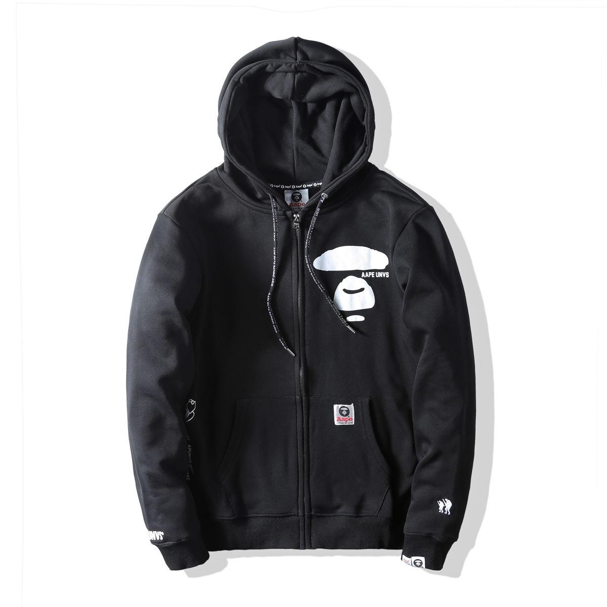 Худи AAPE All Black Hoodie