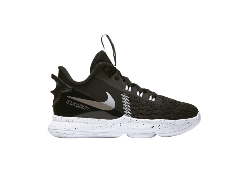 Кроссовки Nike LeBron Witness 5 PS 'Black Metallic Silver'