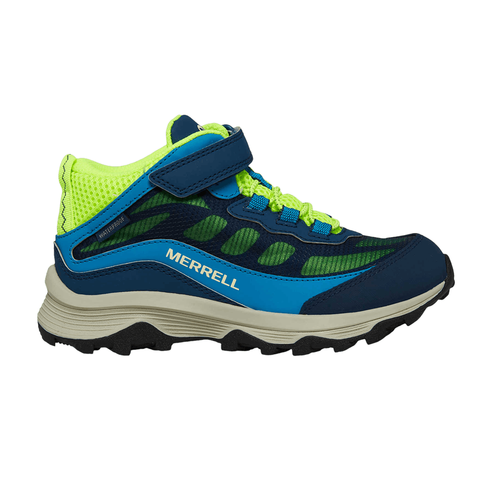 Кроссовки Merrell Moab Speed Mid AC Big Kid 'Navy Hi Viz'