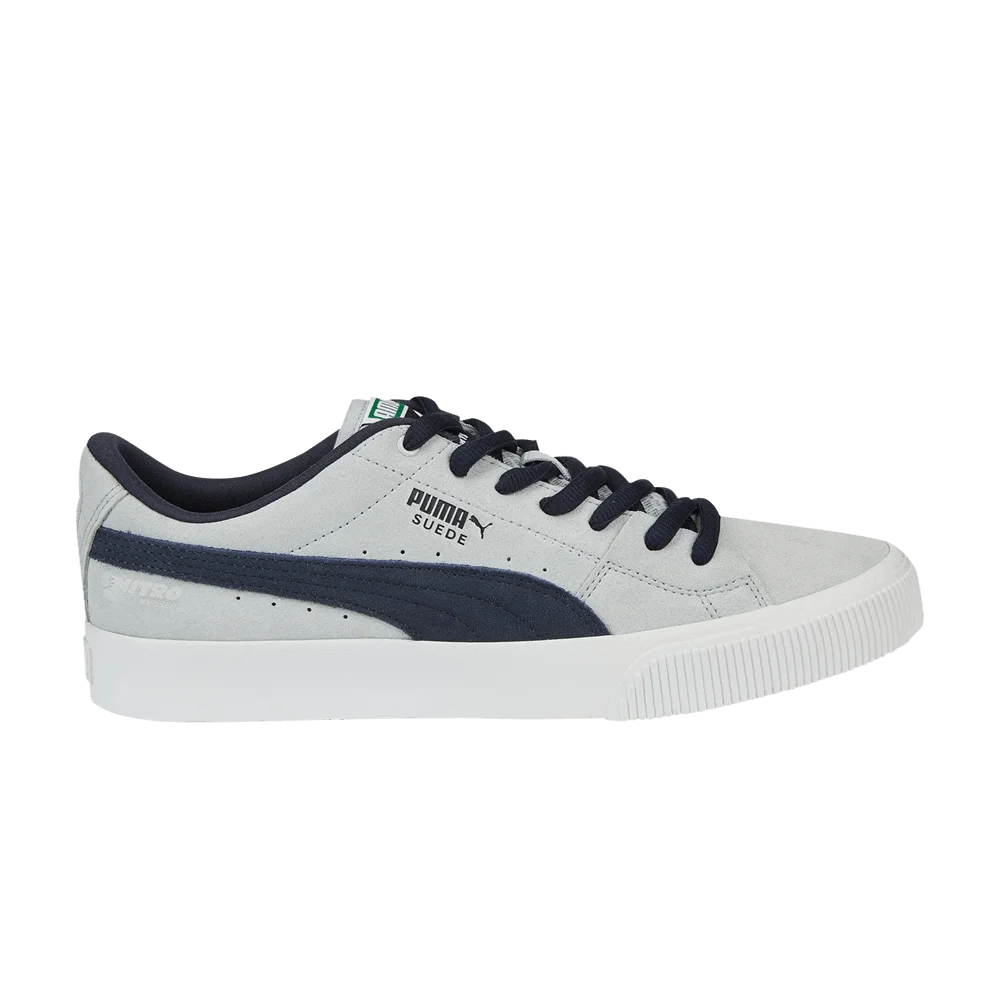 Кроссовки Puma Suede Skate Nitro 'Platinum Grey Parisian Night'