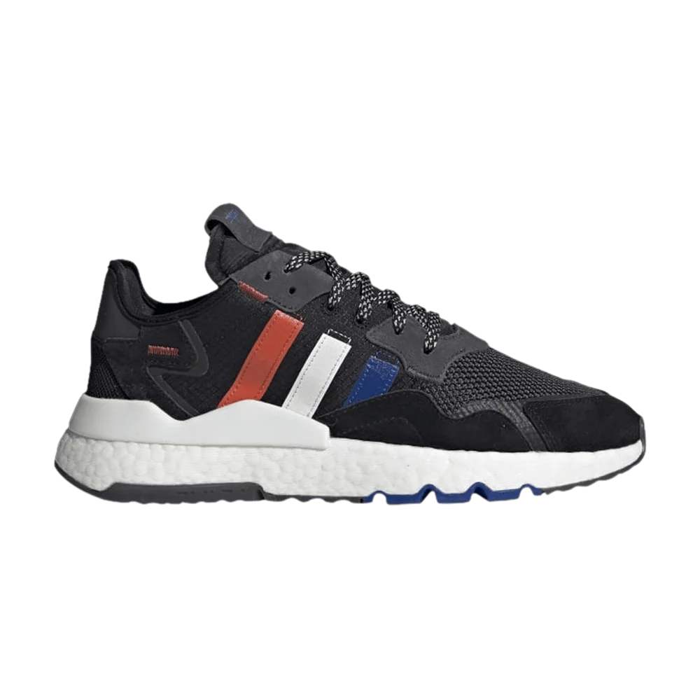 Кроссовки Adidas Nite Jogger 'Black Power Blue'