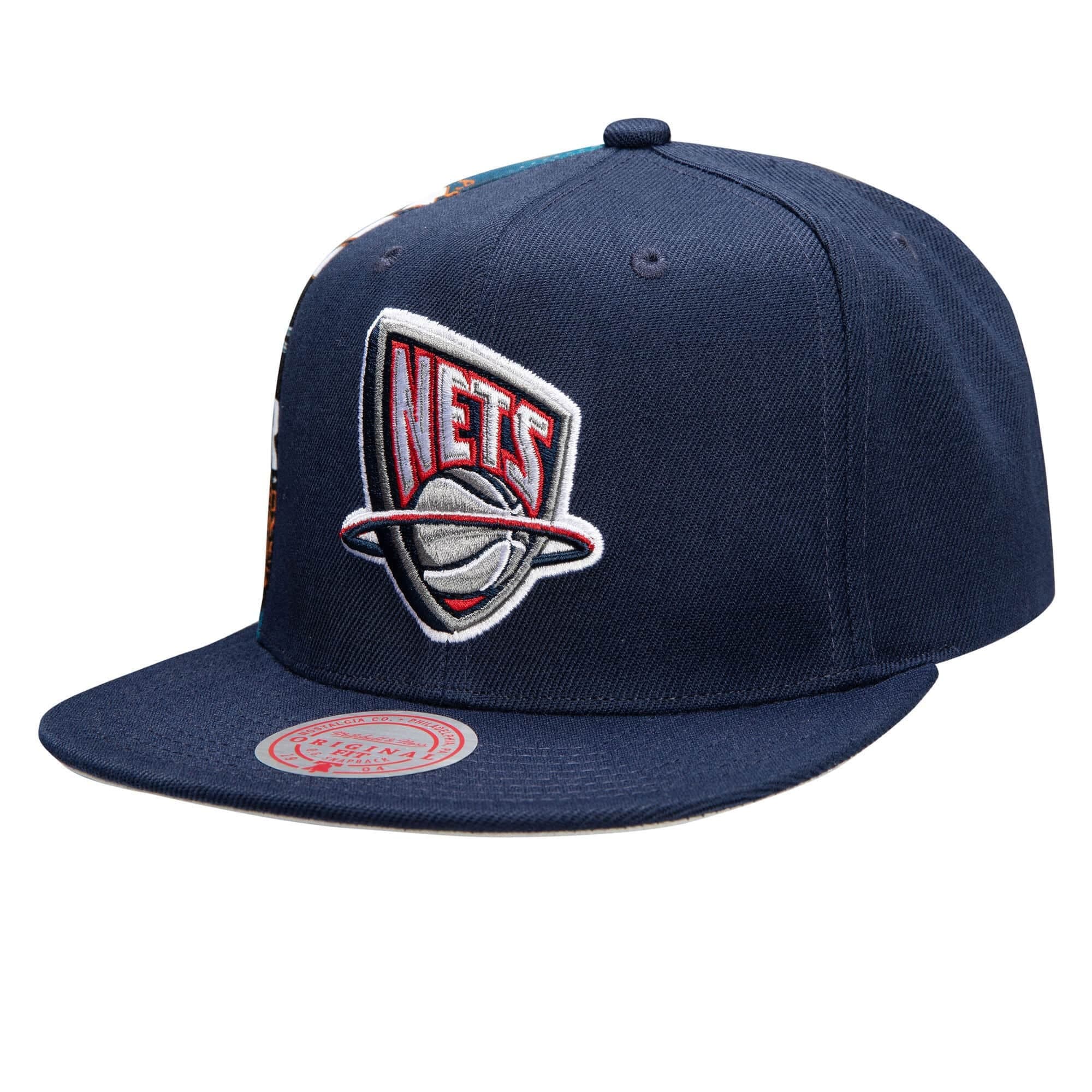 Бейсболка Mitchell & Ness Slam Side Cropped Snapback HWC New Jersey Nets Kenyon Martin