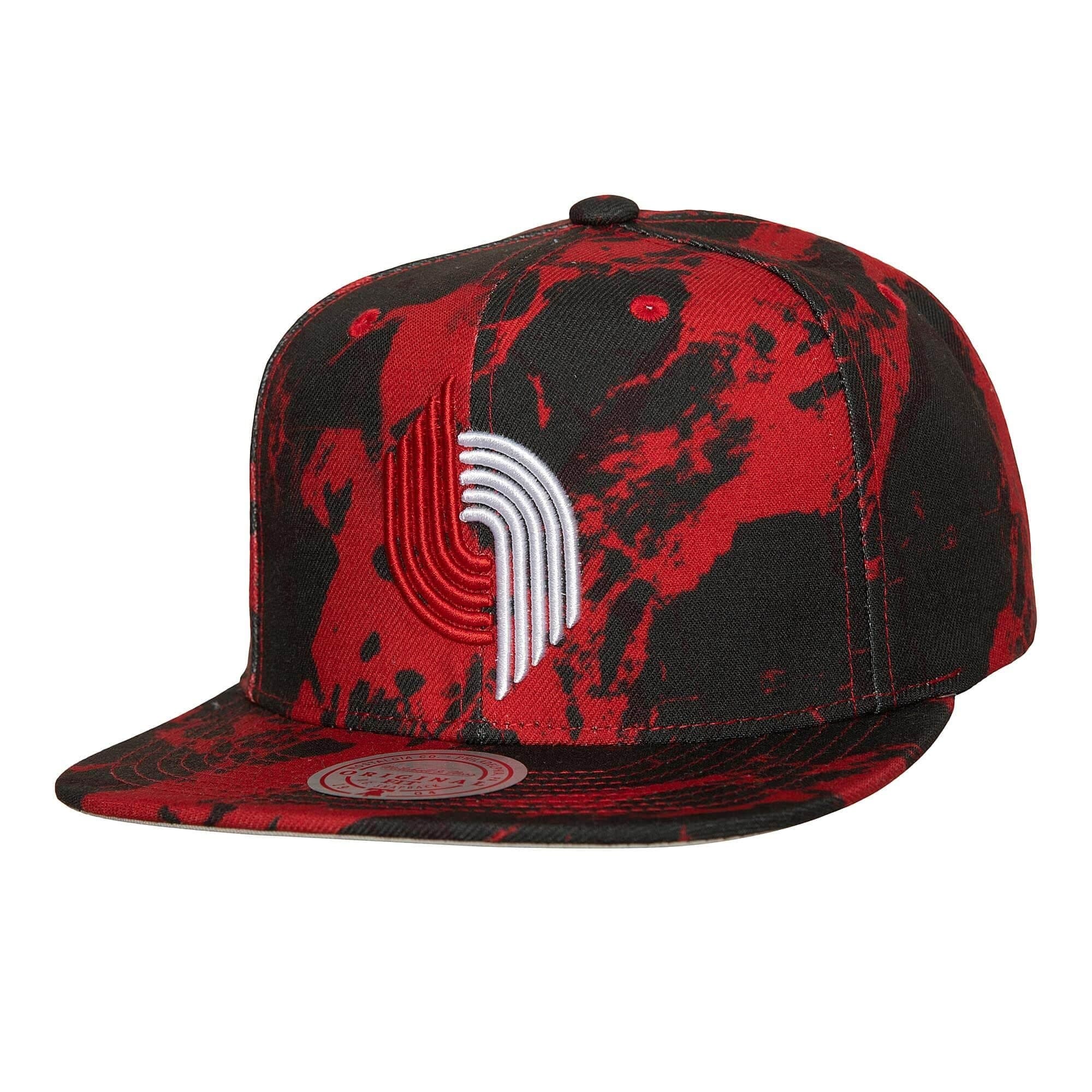 Бейсболка Mitchell & Ness Down For All Snapback HWC Portland Trail Blazers