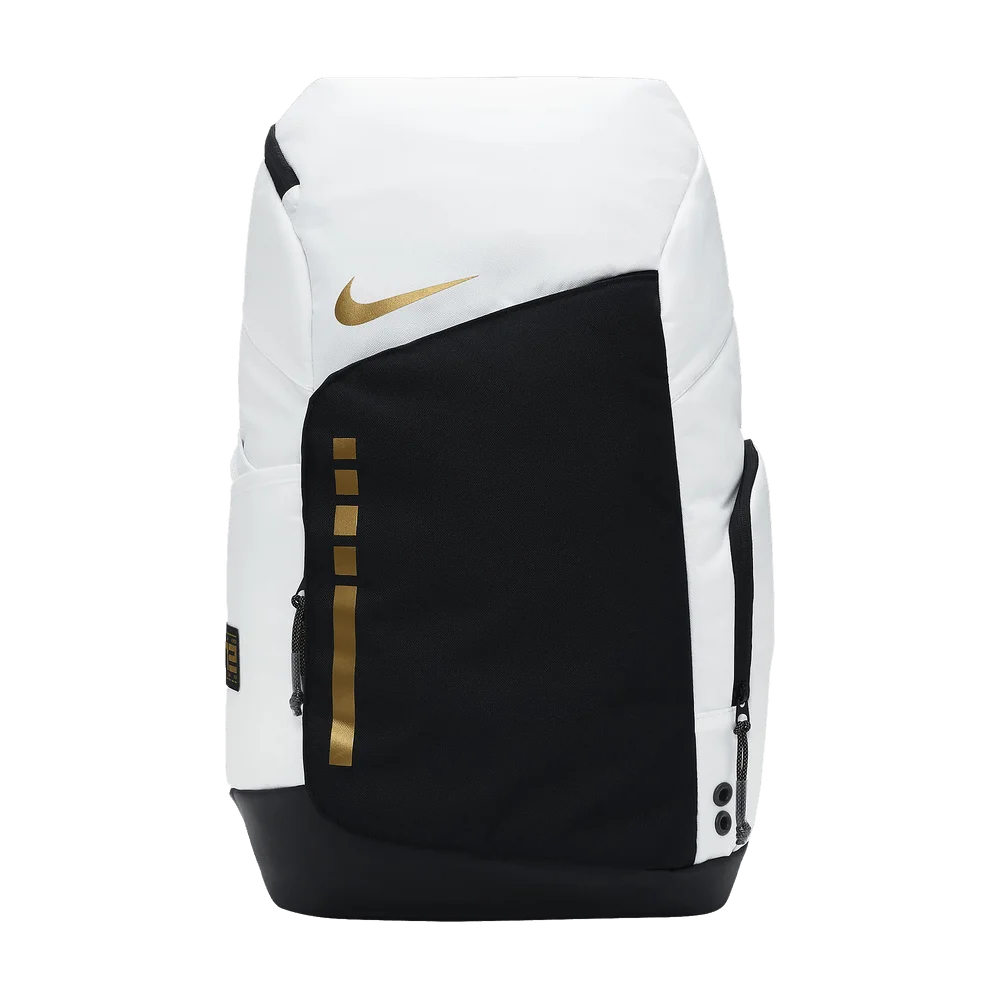 Nike Hoops Elite Backpack 'White/Black/Metallic Gold'