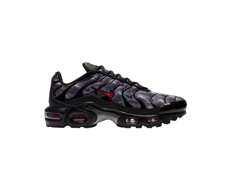 Кроссовки Nike Air Max Plus GS 'Black University Red'