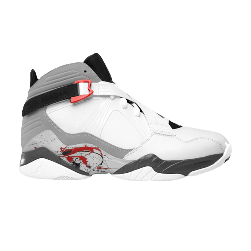 Кроссовки Air Jordan 8.0 GS 'Neutral Grey Red'