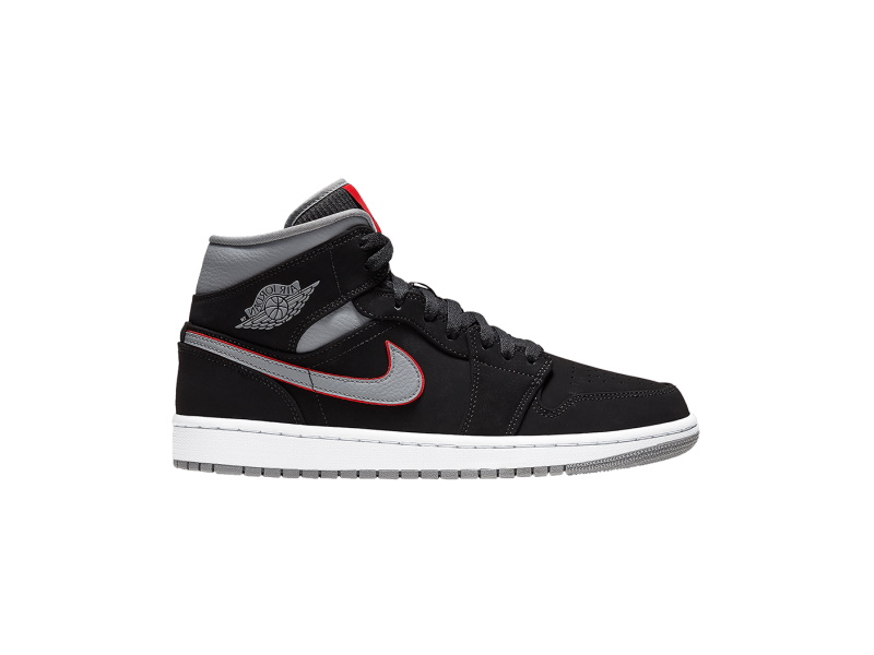 Кроссовки Air Jordan 1 Mid 'Black Grey'