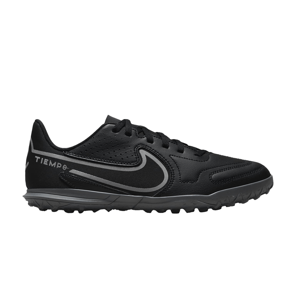 Кроссовки Nike Tiempo Legend 9 Club TF GS 'Black Iron Grey'