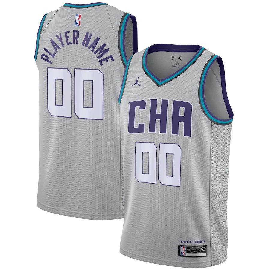 Баскетбольная джерси 2021-22 Charlotte Hornets Nike City Edition Swingman Jersey Custom
