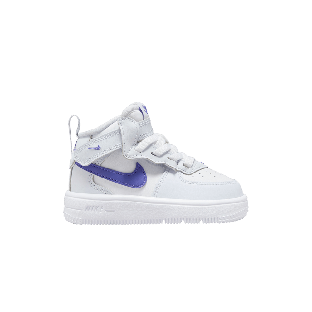 Кроссовки Nike Force 1 Mid EasyOn TD 'White Persian Violet'