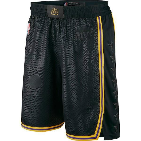 Спортивные шорты 2017-18 Lakers Nike City Edition Swingman 24 NBA Shorts