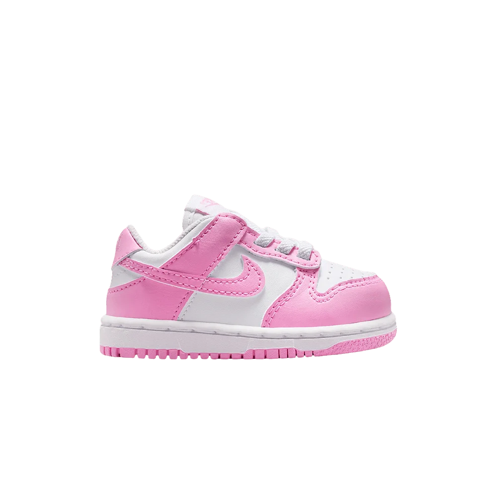 Кроссовки Nike Dunk Low TD 'White White White Pink Rise'