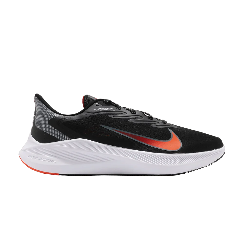 Кроссовки Nike Air Zoom Winflo 7 'Black Total Orange'