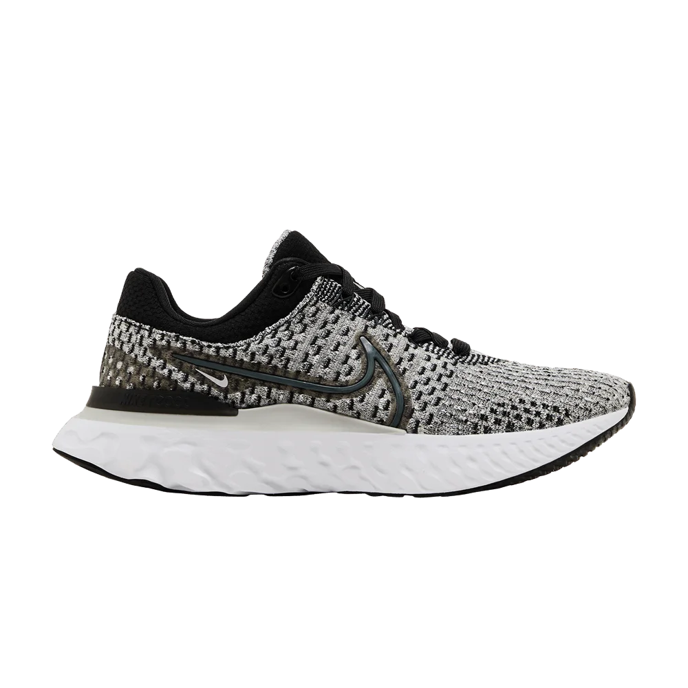 Кроссовки Nike Wmns React Infinity Run Flyknit 3 'Black Dark Smoke Grey'