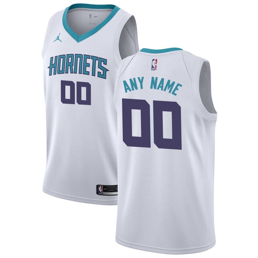 Баскетбольная джерси 2019-20 Charlotte Hornets Custom Swingman White – Association Edition