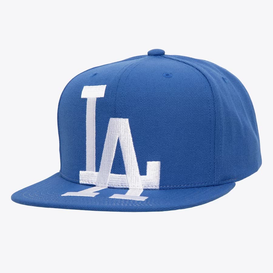 Бейсболка Mitchell & Ness Royal Los Angeles Dodgers XL Logo Snapback Hat