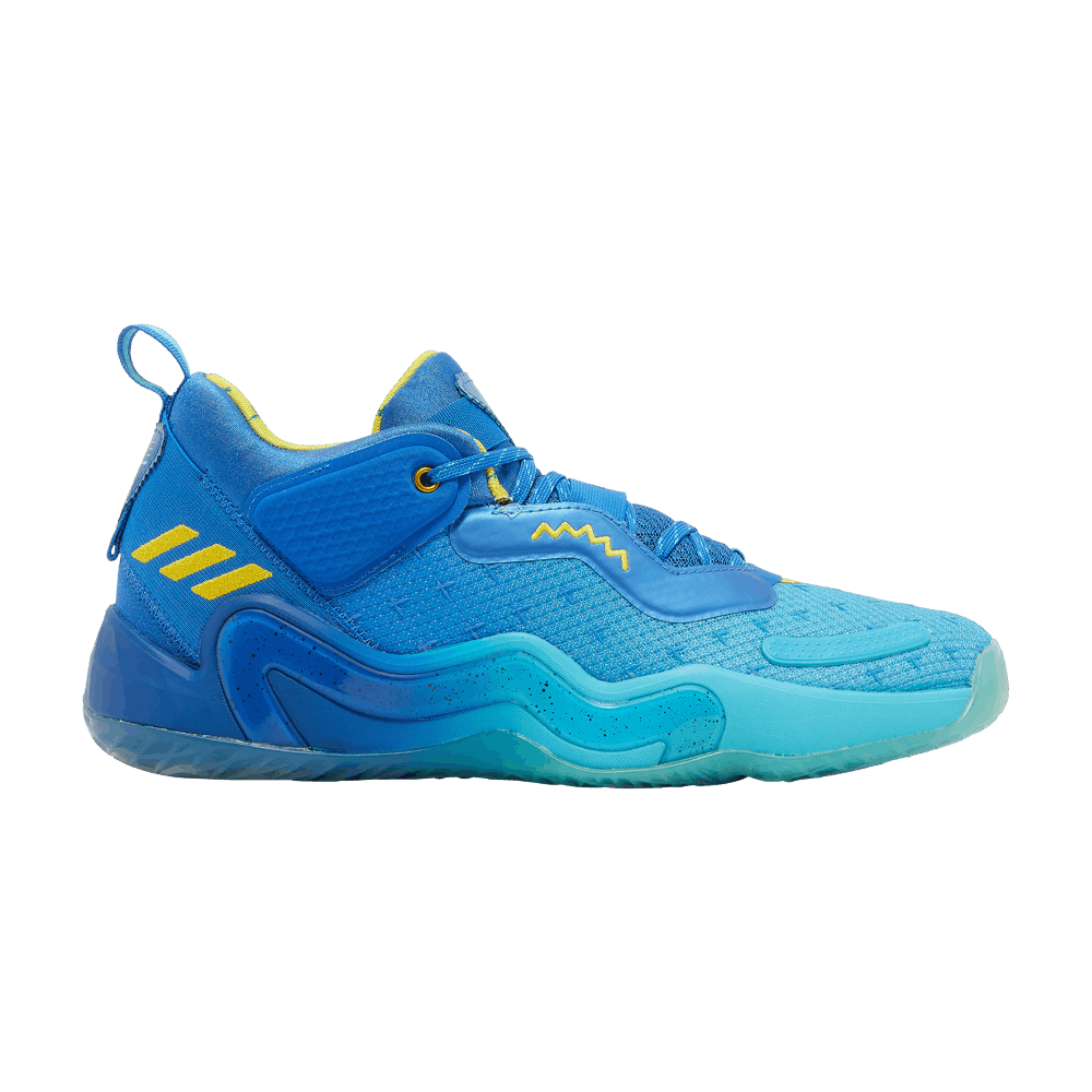 Кроссовки Ninja x adidas D.O.N. Issue 3 'Time in - Blue Bright Cyan'