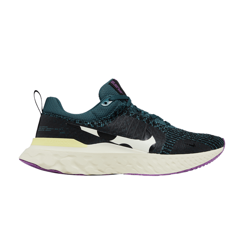 Кроссовки Nike React Infinity Run Flyknit 3 'Mineral Teal Polka Dots'