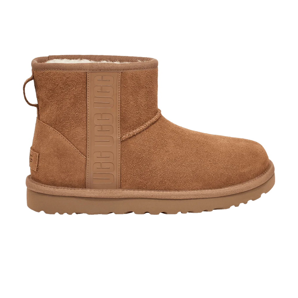 Кроссовки UGG Wmns Classic Mini 'Side Logo - Chestnut'