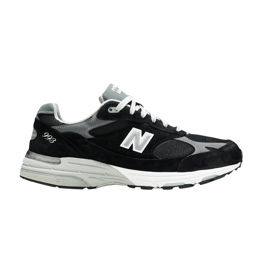 Кроссовки New Balance 993 Made In USA 2E Wide 'Black White'
