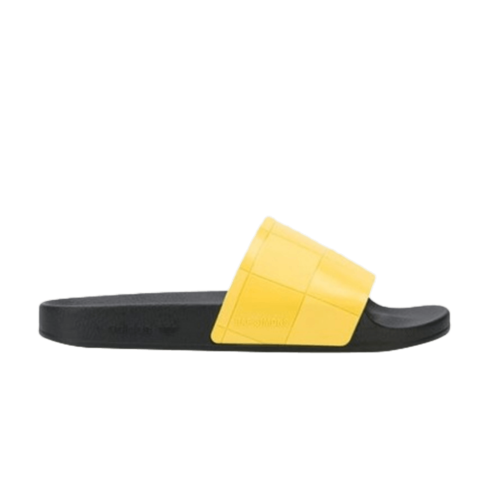 Кроссовки adidas Raf Simons x Adilette Checkerboard 'Black Lemon'