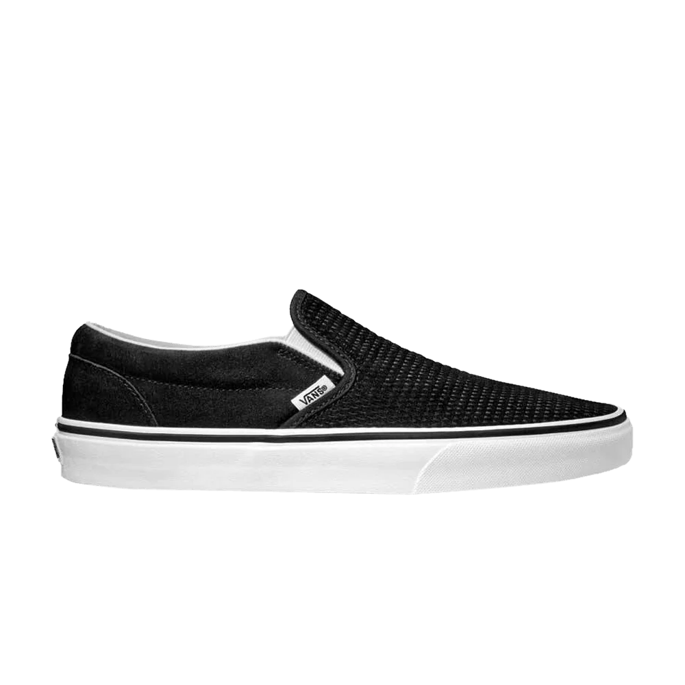 Кеды Vans Classic Slip-On 'Embossed Suede - Black'
