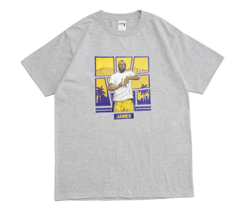 Футболка James 23 Los Angeles Tee Grey